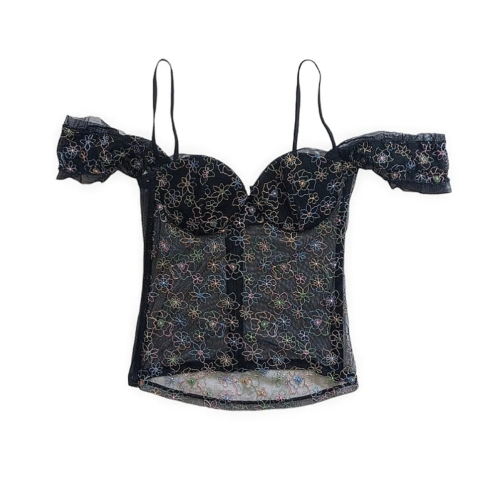 Vintage Embroidery Corset